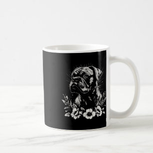 Tattoo Style Lover Boxer Retro Dog _1  Coffee Mug