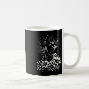 Tattoo Style Lover Doberman Pinscher Retro Dog _1 Coffee Mug