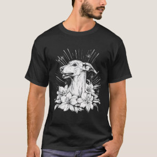 Tattoo Style Lover Whippet Retro Dog T-Shirt