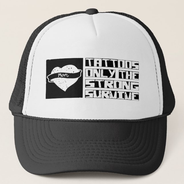 Tattoo Survive Trucker Hat (Front)