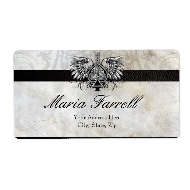 Tattoo Winged Heart Gaelic Irish Tattoo  Design (Front)