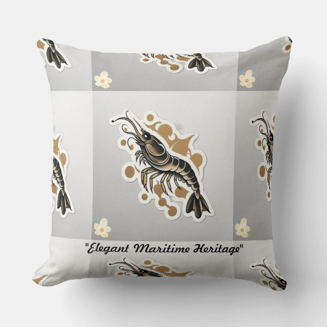 "Tattooed Anchors Away" Cushion (Front)