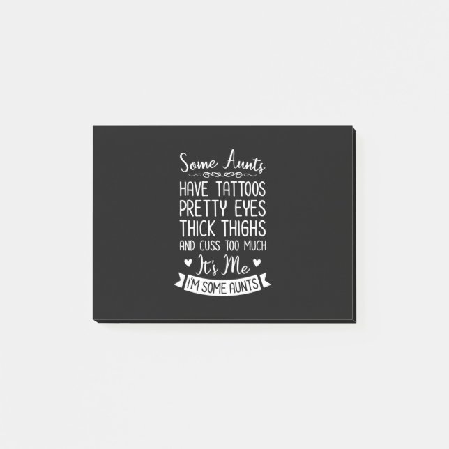 Tattooed Aunt Post-it Notes (Front)