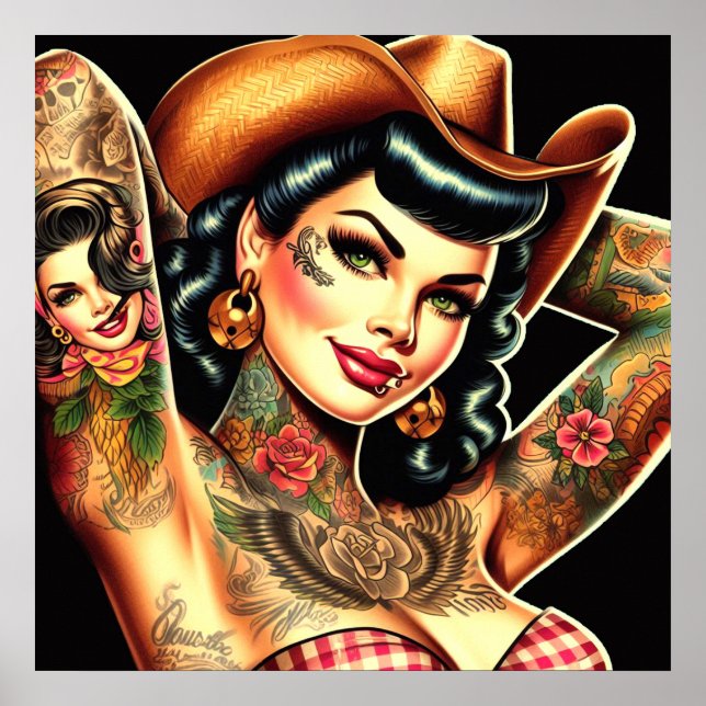 Tattooed Country Girl Poster (Front)