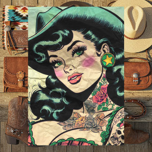 Tattooed Cowgirl Tissue Paper