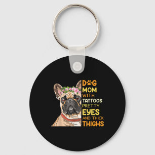 Tattooed Dog Mum Temporary Tattoos Inked Tattooed  Key Ring