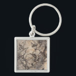 Tattooed Floral I Key Ring<br><div class="desc">Floral</div>