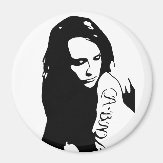 Tattooed Girl Magnet (Front)