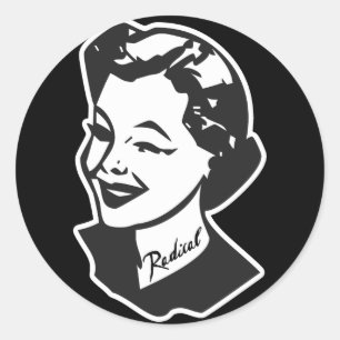 Tattooed Housewife - Radical Classic Round Sticker