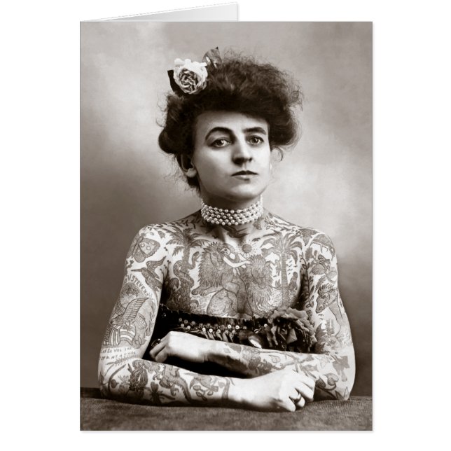 Tattooed Lady, 1907 (Front)