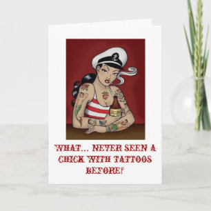 Tattooed Lady Card
