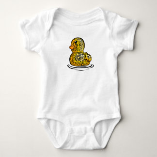 Tattooed Rubber Duck Baby Bodysuit