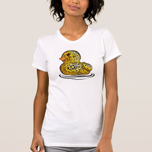 Tattooed Rubber Duck T-Shirt (Front)