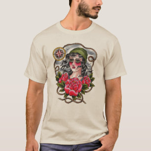 Tattooed Sailor Girl Tee