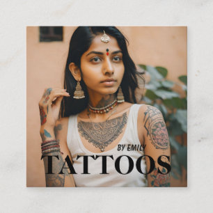 Tattoos Artist Graphic Business Card