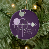 Tattoos Linework | Bohemian Purple Green Abstract