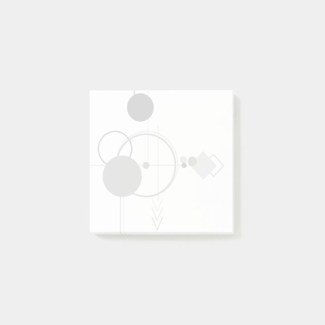 Tattoos Modern Art Deco | Monochrome Minimalism Post-it Notes (Front)