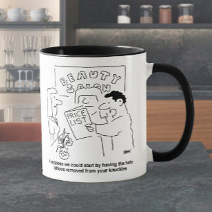 Tattoos Removal at Beauty Salon Theme Mug