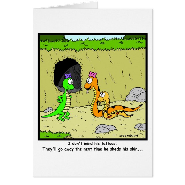 Tattoos: Snake Cartoon (Front)