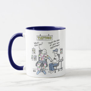 Tattoos Theme Funny Tattooist Mug