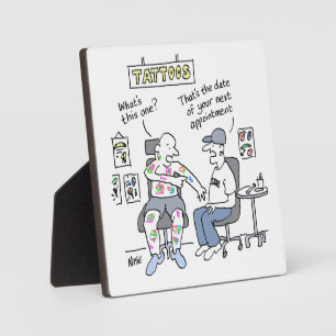 Tattoos Theme Funny Tattooist Plaque
