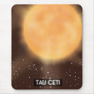 Tau Ceti Space Art poster Mouse Pad