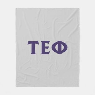 Tau Epsilon Phi Letters Fleece Blanket