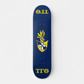 Tau Gamma Theta Skateboard - Navy w/ Crest