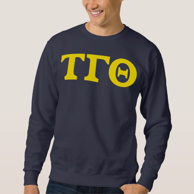 Tau Gamma Theta Sweatshirt - Yellow Block (Front)