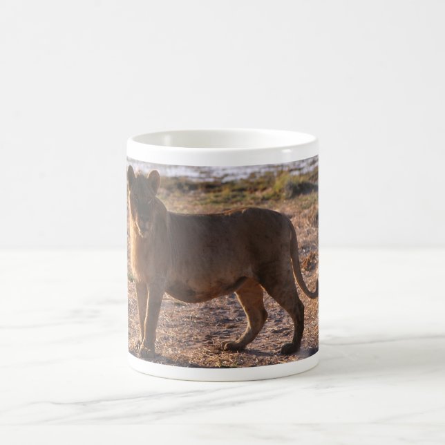 Tau, Lion, Photo Coffee Mug (Center)