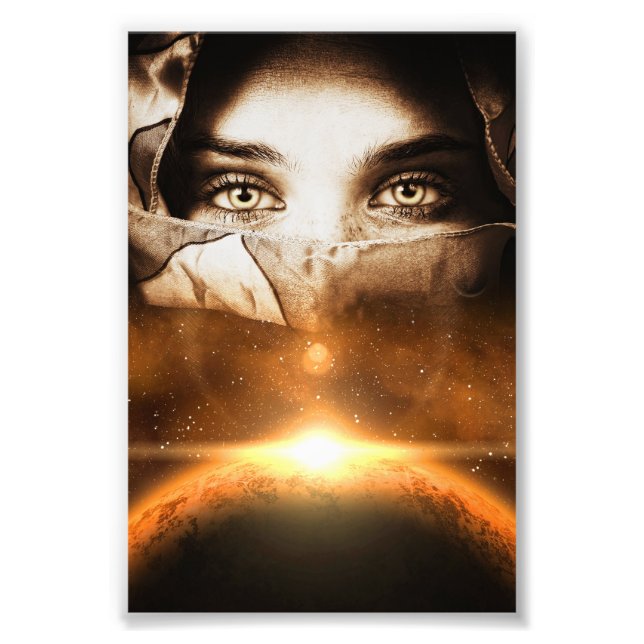 Tau Scorpii Book Cover Mockup 2 Photo Enlargement Print (Front)