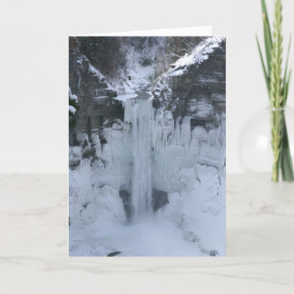 Taughannock falls holiday card