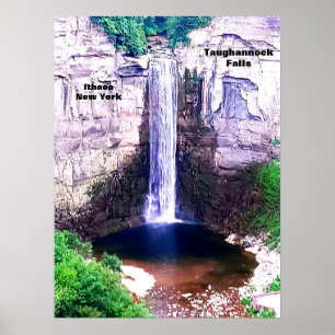 TAUGHANNOCK FALLS ITHACA  POSTER