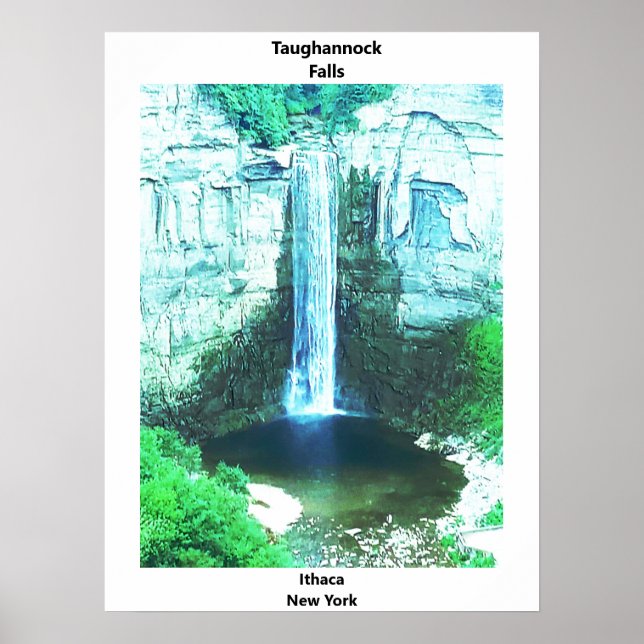 TAUGHANNOCK FALLS ITHACA  POSTER (Front)