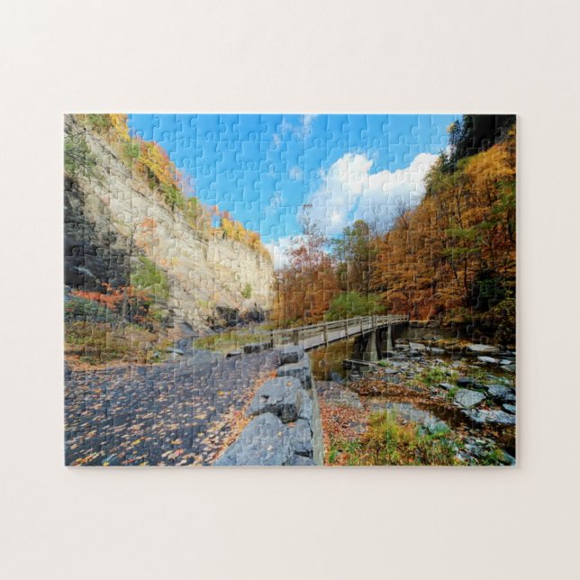 Taughannock Falls State Park Jigsaw Puzzle (Horizontal)