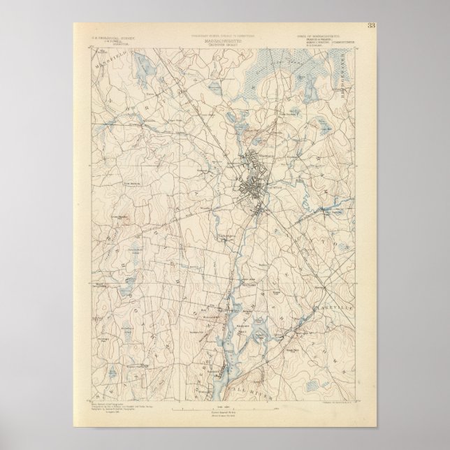 Taunton, Massachusetts Poster (Front)