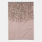 Taupe Blush Pink Rose Gold Bronze Glitter Cascade