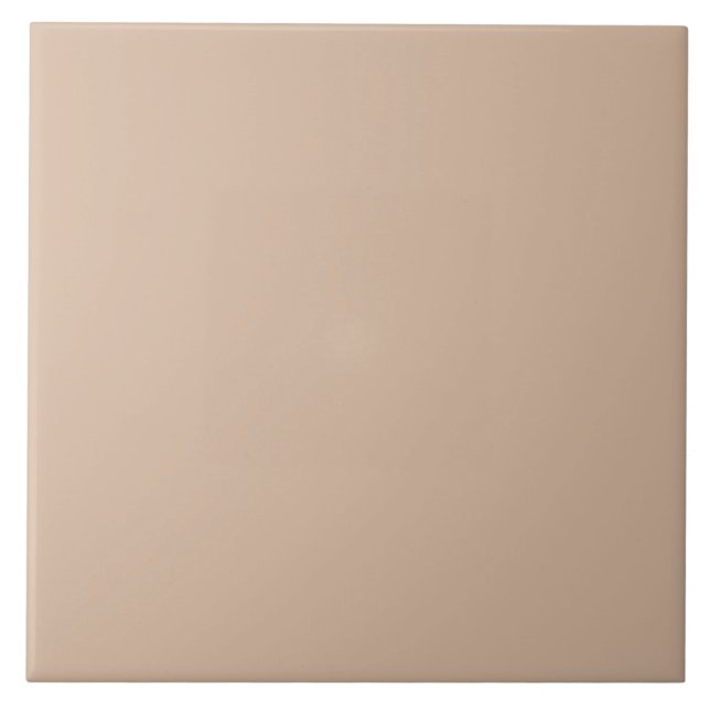 Taupe Brown Ceramic Tile. Ceramic Tile (Front)