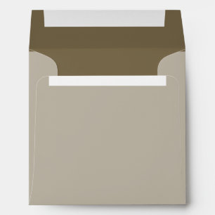 Taupe Brown Colour Background Customisable Envelopes