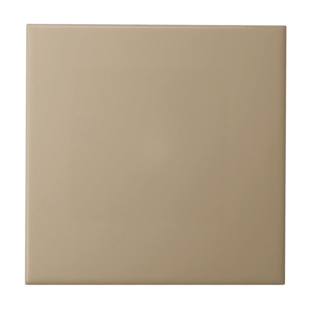 Taupe Ceramic Tile (Front)