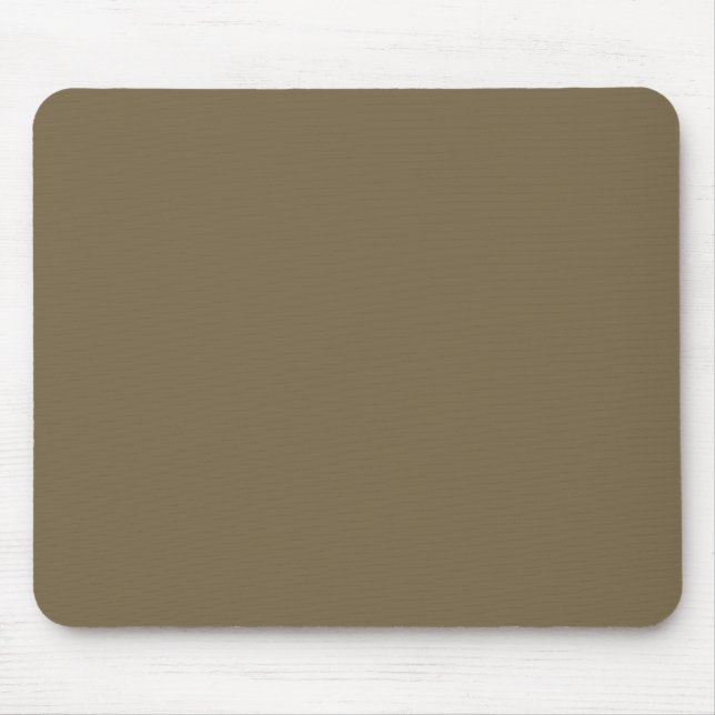 Taupe Coffee Colour Decor Background Customisable Mouse Pad (Front)