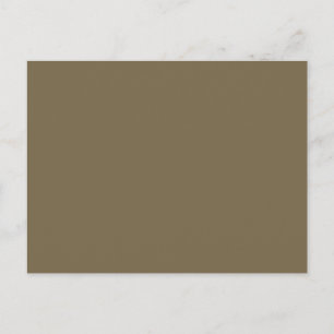 Taupe Coffee Colour Decor Background Customisable Postcard