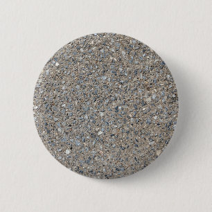 Taupe Concrete Cement Blue Aggregate Sidewalk 6 Cm Round Badge