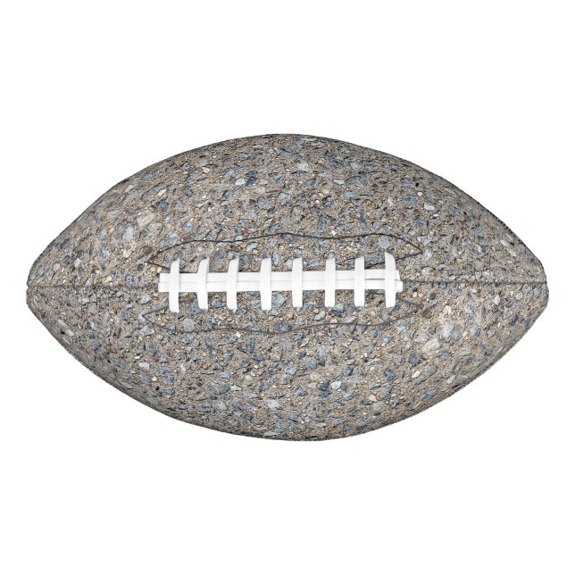 Taupe Concrete Cement Blue Aggregate Sidewalk Football (Front)