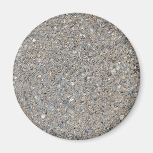Taupe Concrete Cement Blue Aggregate Sidewalk Magnet