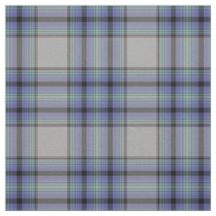 Taupe Grey Charcoal Purple Tartan Plaid Fabric
