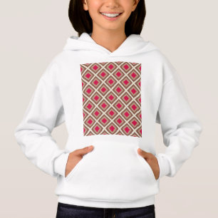 Taupe, Light Taupe, Hot Pink Ikat Diamonds STaylor