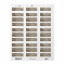Taupe String Lights Wedding Address Labels
