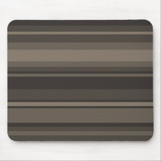 Taupe stripes mouse pad