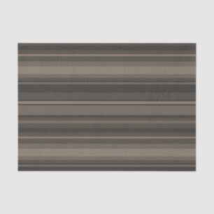 Taupe stripes tissue paper